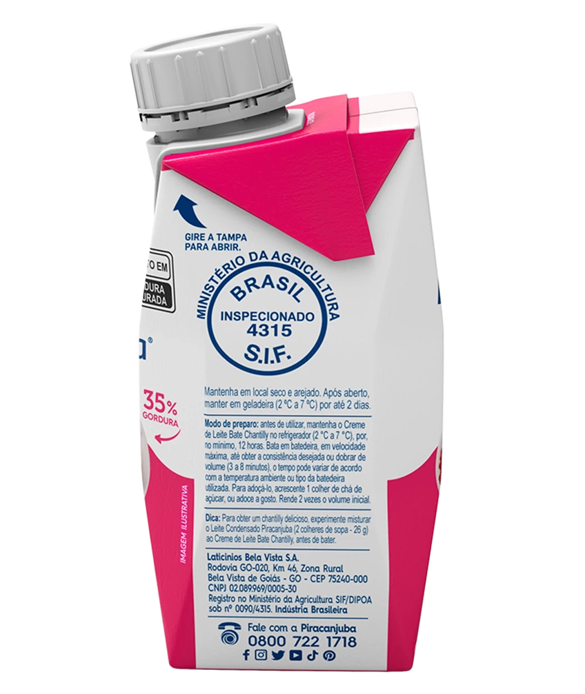 Crema de Leche UHT Bate Chantilly 200g