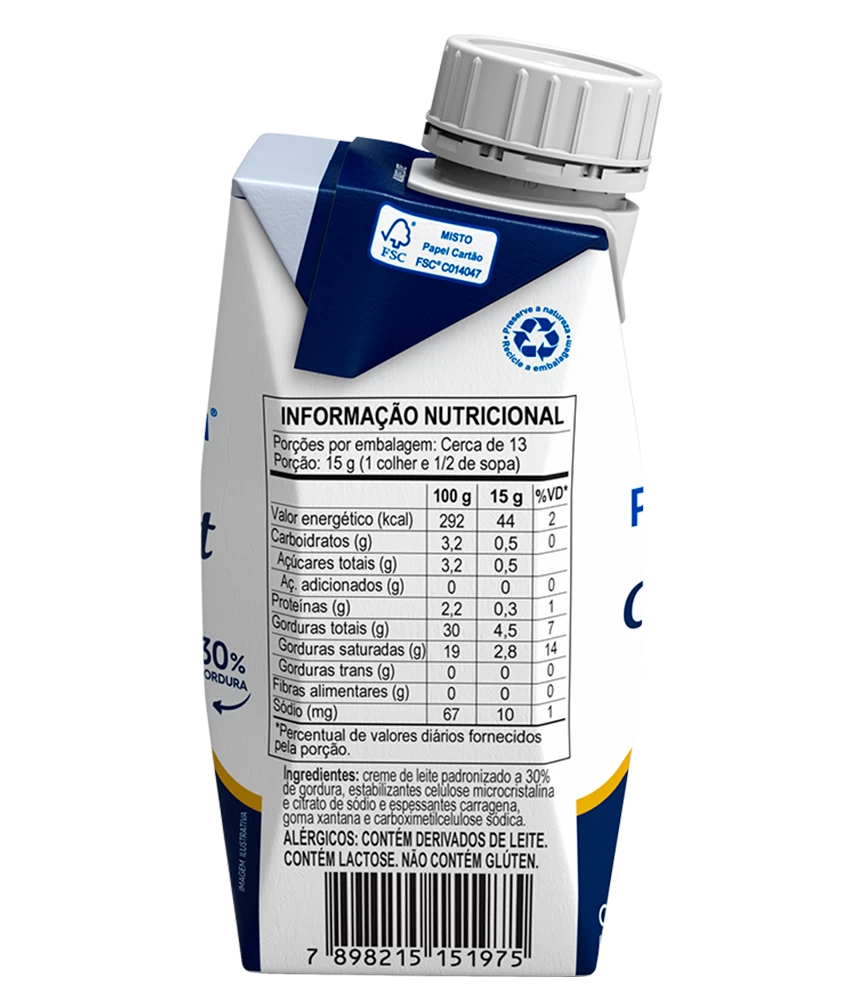 Creme de Leite Gourmet Piracanjuba 200g