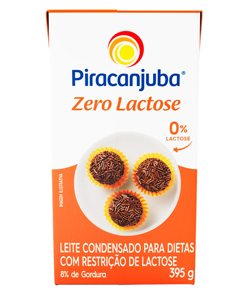Leite Condensado Zero Lactose Piracanjuba 395g