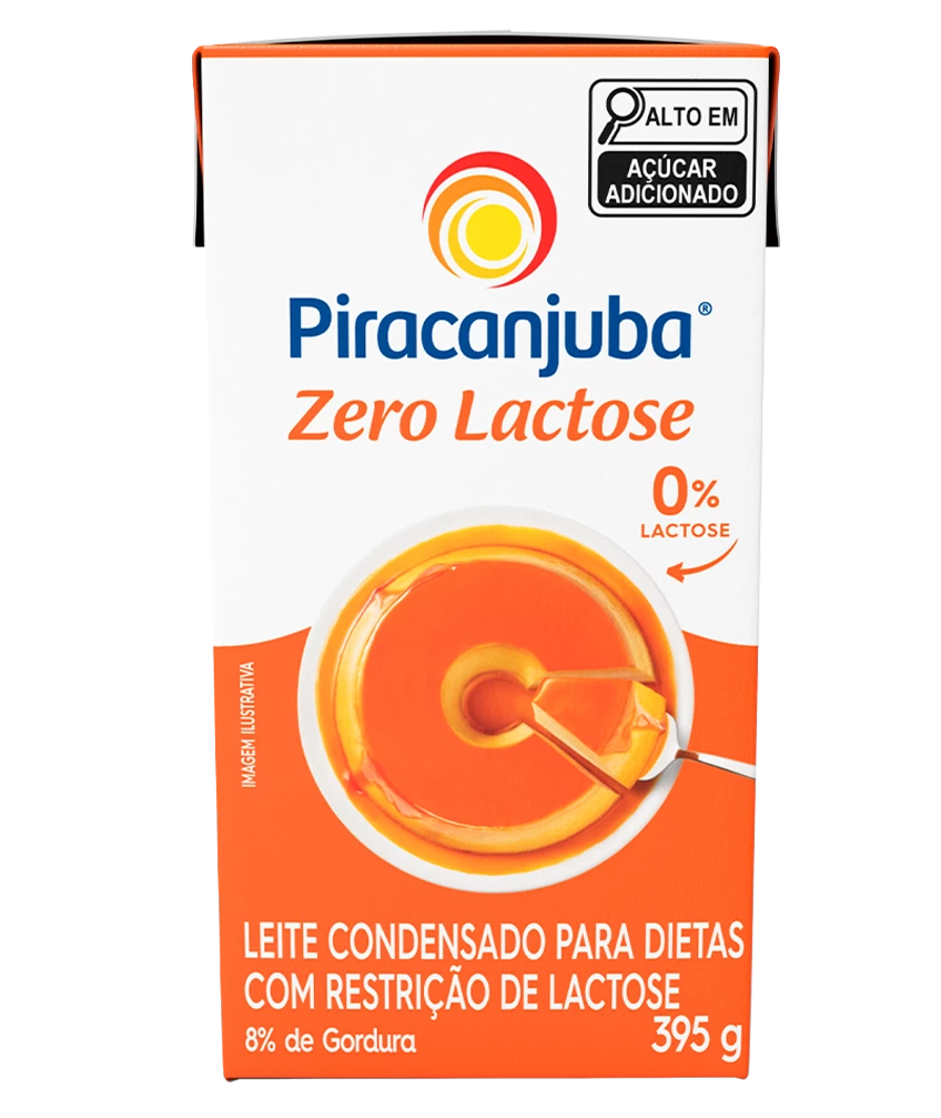 Leite Condensado Zero Lactose Piracanjuba 395g