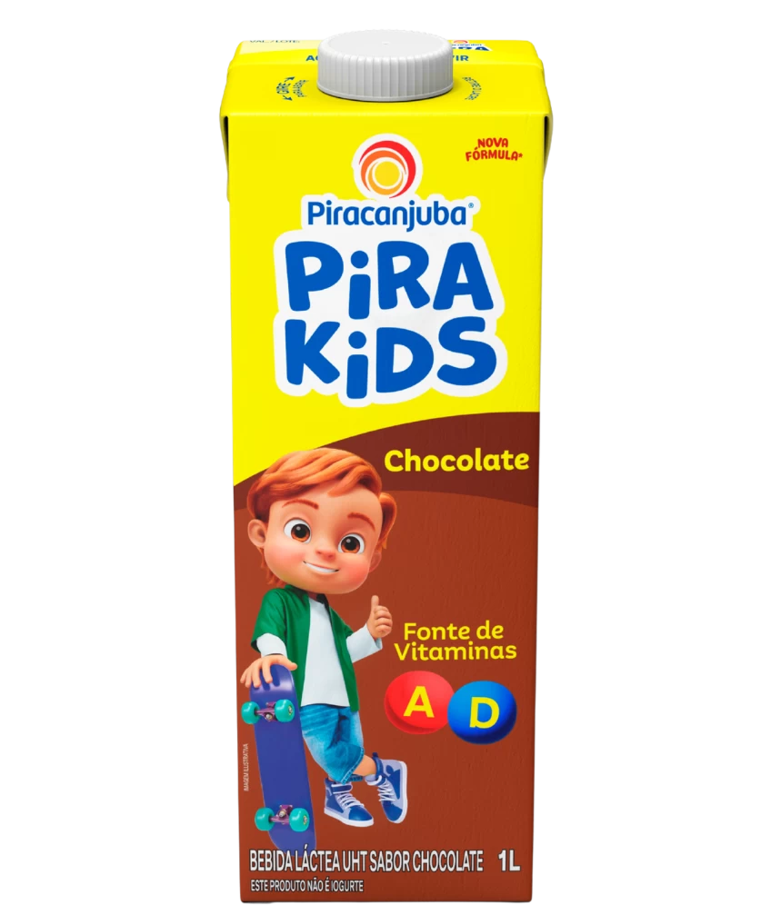 Achocolatado Piracanjuba Pirakids 1L