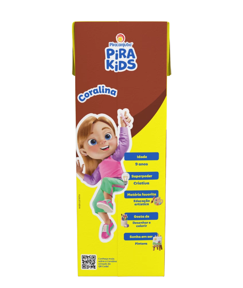 Achocolatado Piracanjuba Pirakids 1L