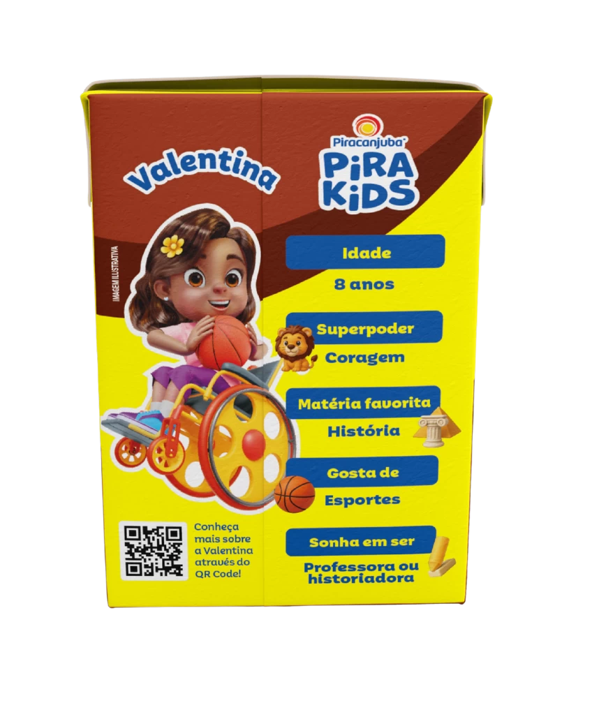 Piracanjuba Pirakids - Personagem Valentina