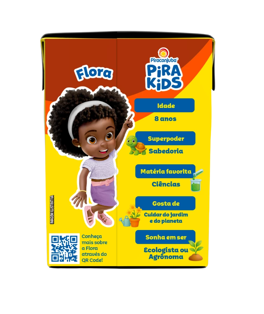 Achocolatado Piracanjuba Pirakids Zero Lactose 200 ml - Flora