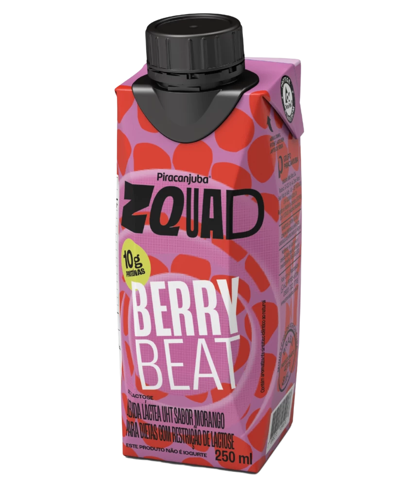 Piracanjuba ZQUAD Berry Beat 250 ml