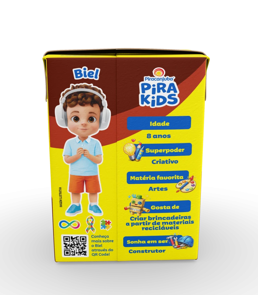 Achocolatado Piracanjuba Pirakids 200ml