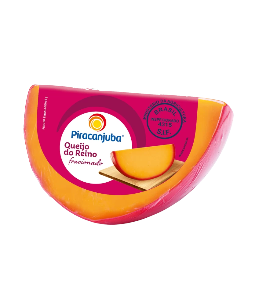 Queijo do Reino Piracanjuba Fracionado