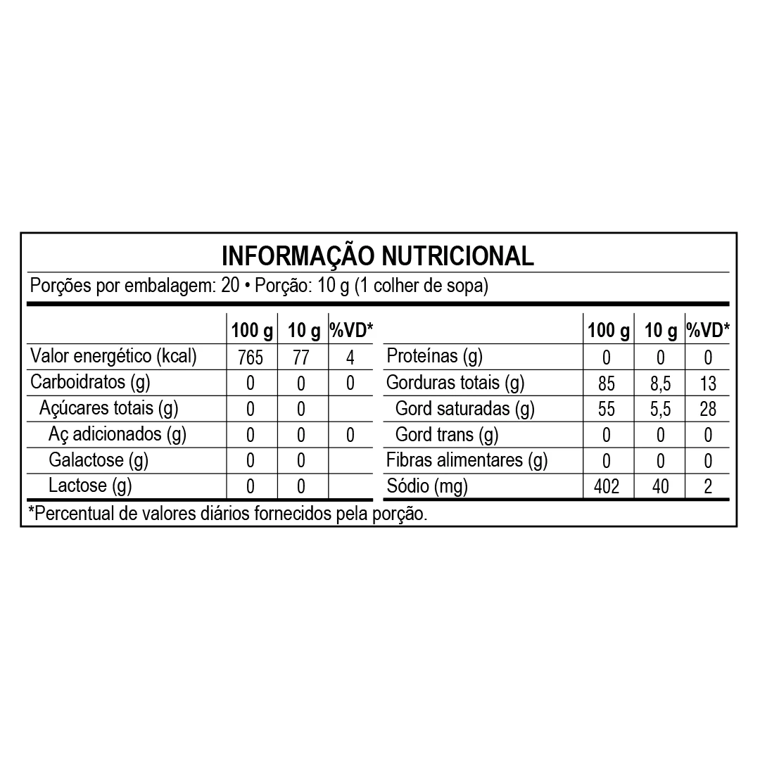 <p>Informação nutricional</p>
