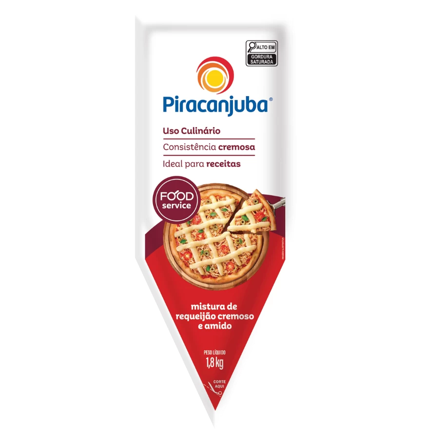 Produto Mistura de Requeijão e Amido Piracanjuba 1,8kg