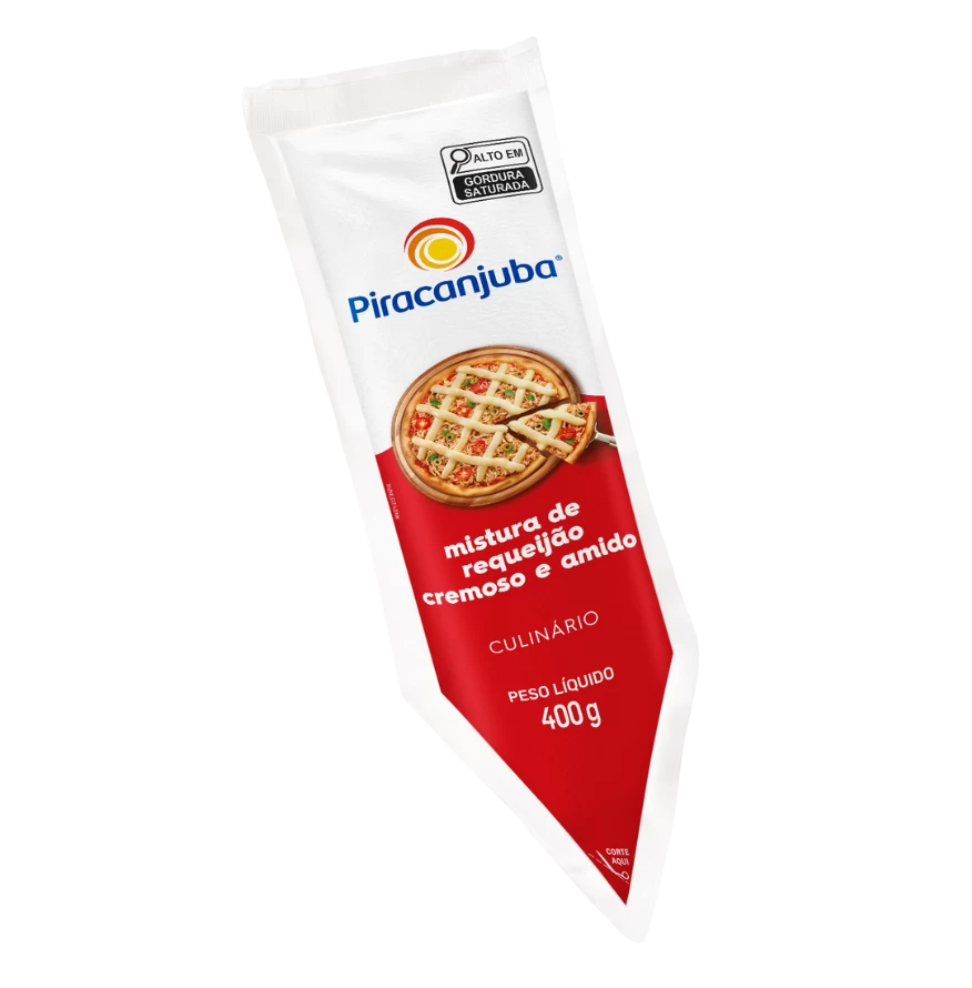 Produto Mistura de Requeijão e Amido Piracanjuba 400g