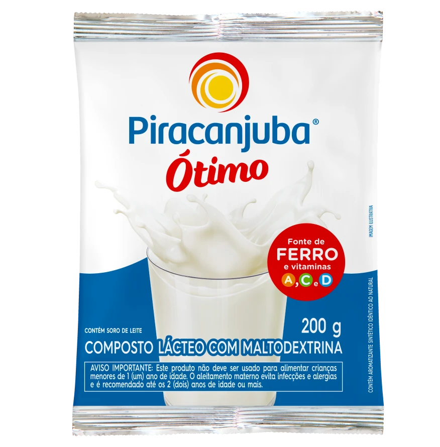 Composto Lácteo com Maltodextrina Piracanjuba Ótimo 200g