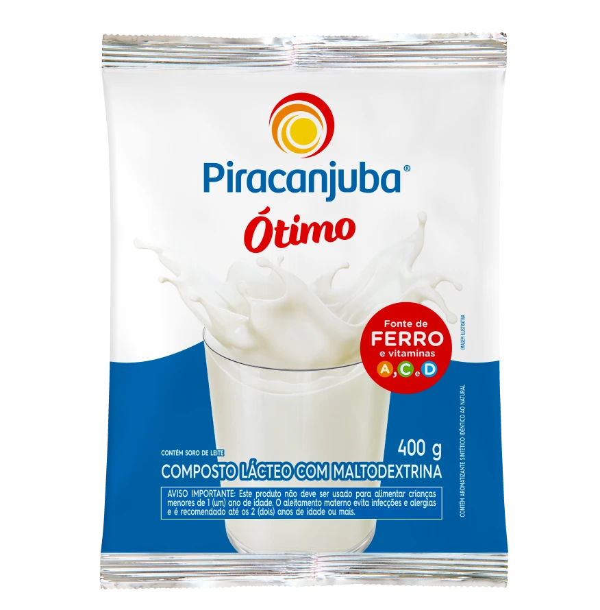Composto Lácteo com Maltodextrina Piracanjuba Ótimo 400g