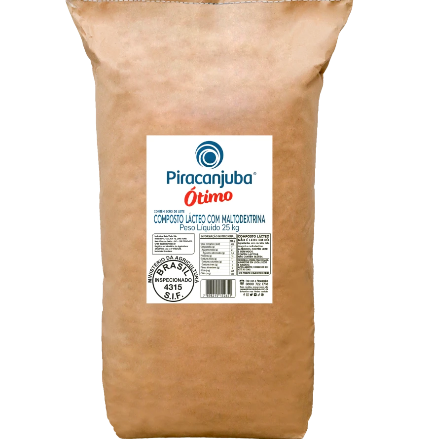 Composto Lácteo com Maltodextrina Piracanjuba Ótimo 25kg