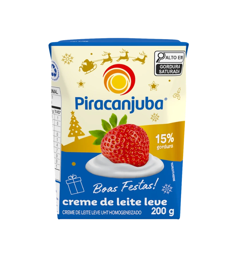 Creme de Leite Leve Piracanjuba 200g