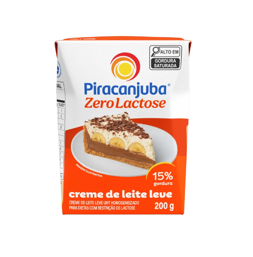Creme de Leite Piracanjuba Zero Lactose 200g