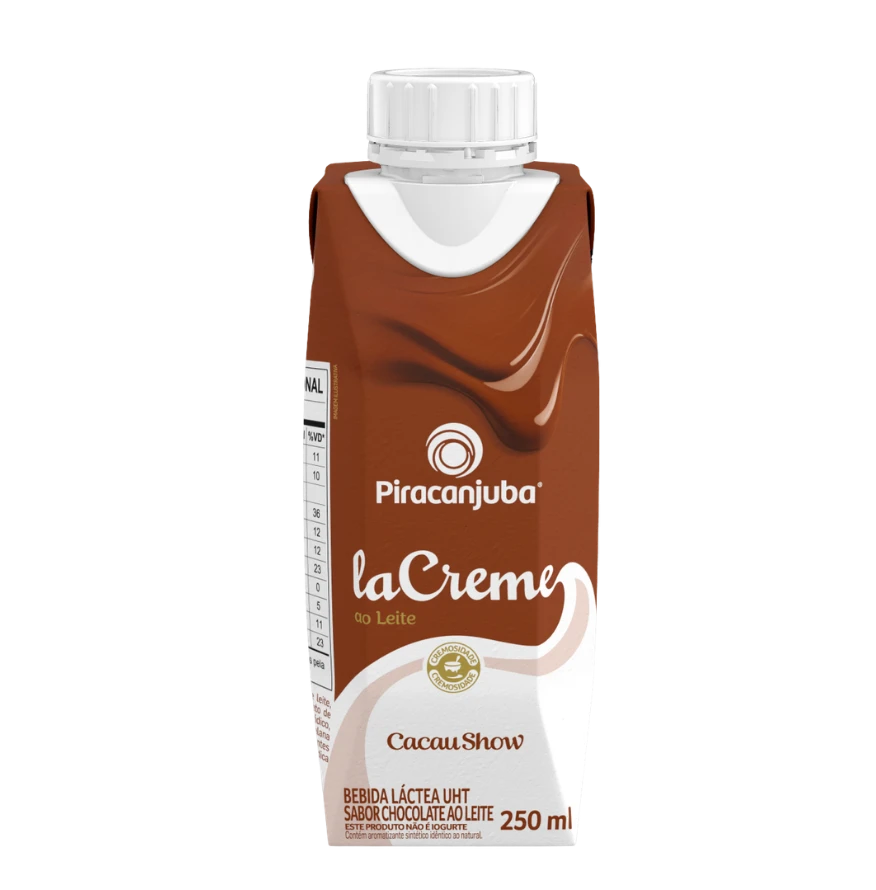 Piracanjuba + Cacau Show laCreme Ao Leite 250ml