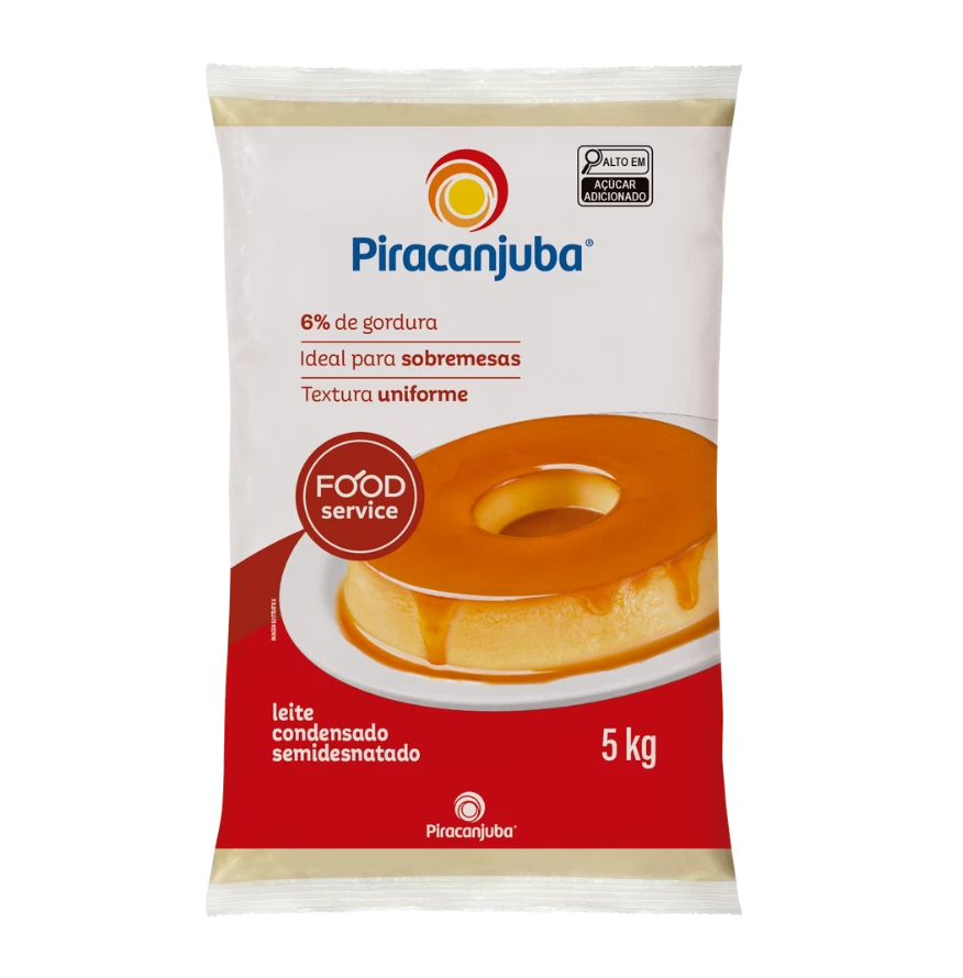 Produto Leite Condensado Semidesnatado Piracanjuba 5kg