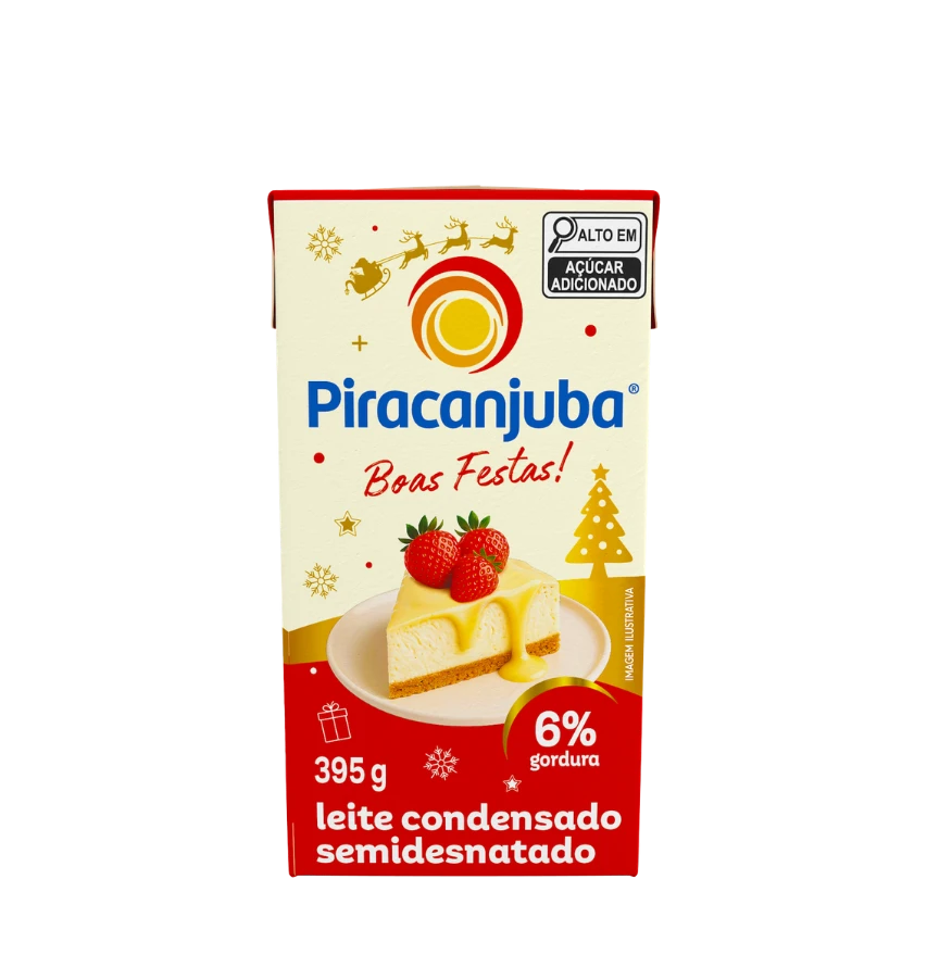 Leite Condensado Semidesnatado Piracanjuba 395g