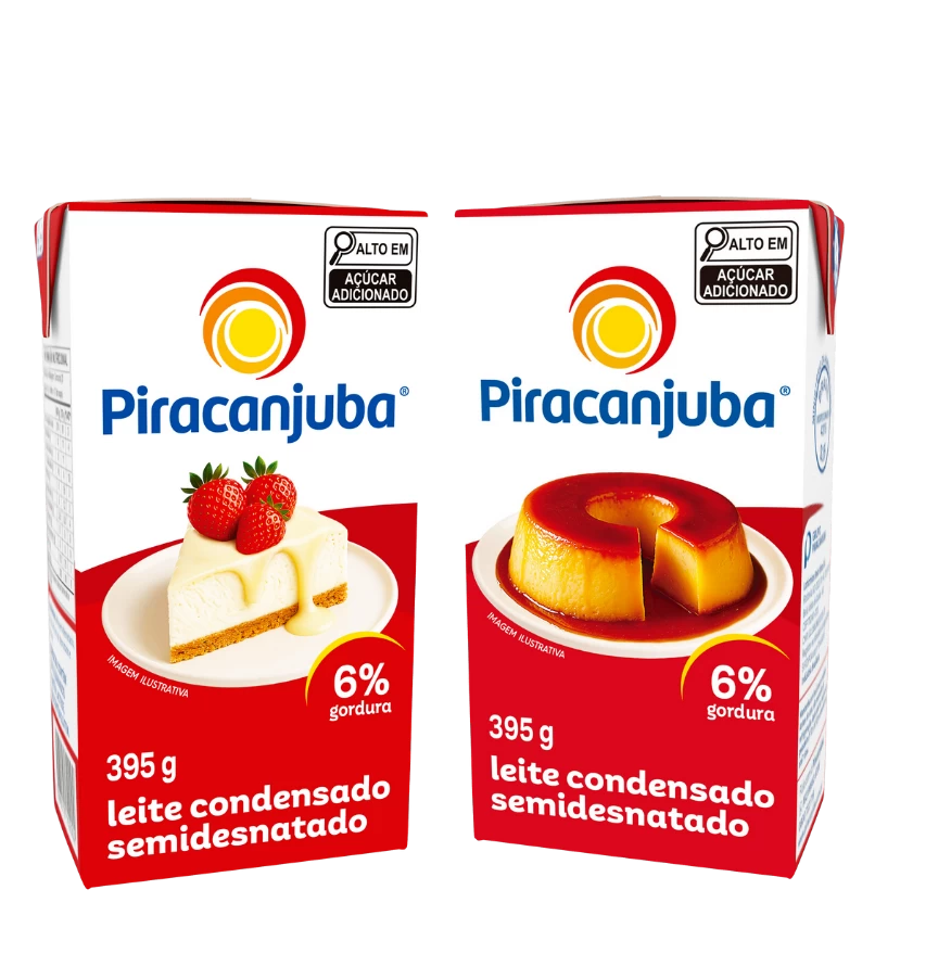 Leite Condensado Semidesnatado Piracanjuba 395g