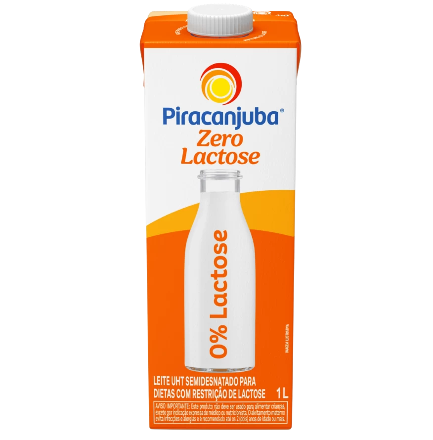 Produto Leite Semidesnatado Piracanjuba Zero Lactose 1L