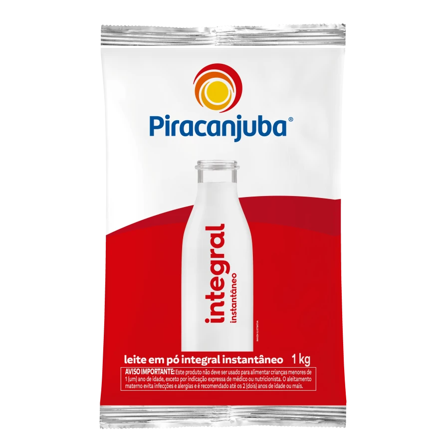 Produto Leite em Pó Integral Instantâneo Piracanjuba 1kg