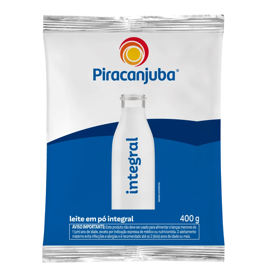 Produto Leite em Pó Integral Piracanjuba 400g