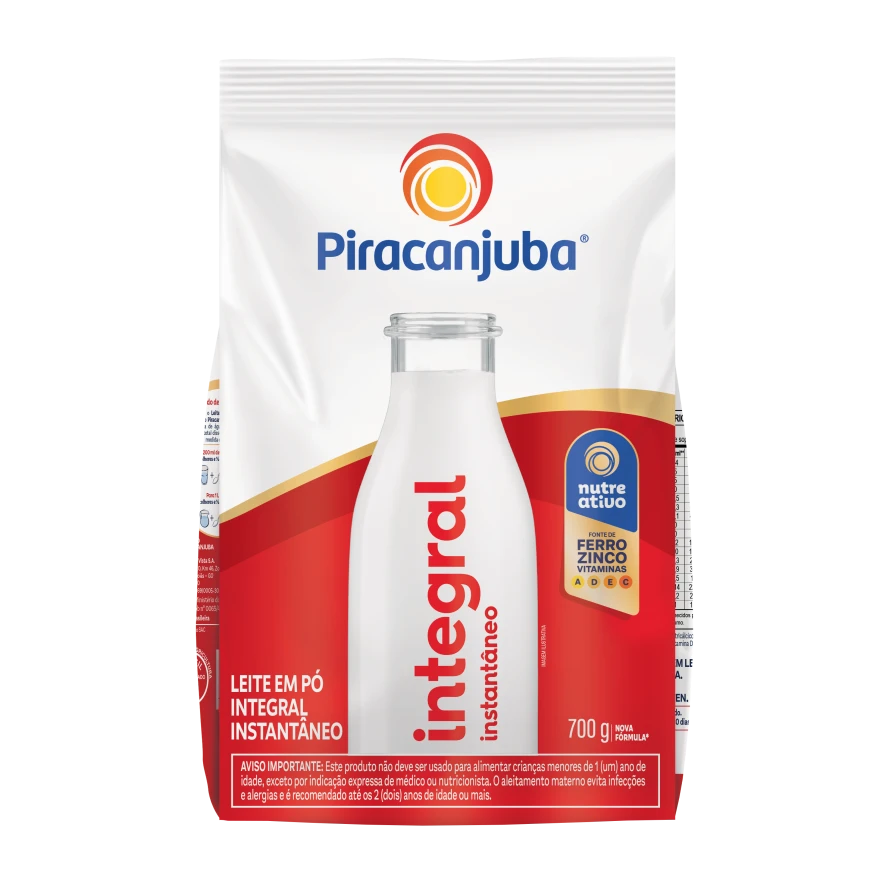 Leite em Pó Integral Instantâneo Piracanjuba 700g