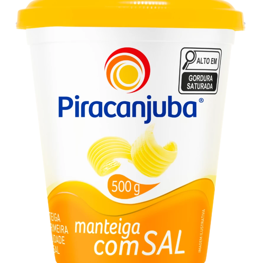 Produto Manteiga com Sal Piracanjuba 500g