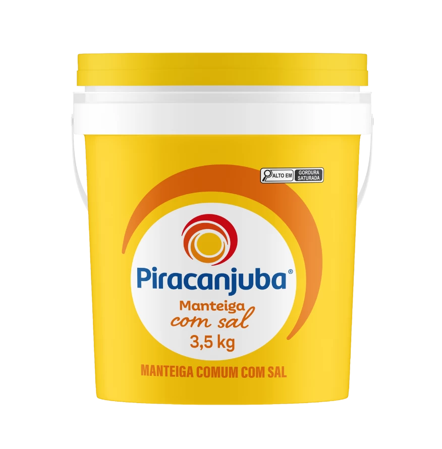 Produto Manteiga com Sal Piracanjuba 3,5 kg