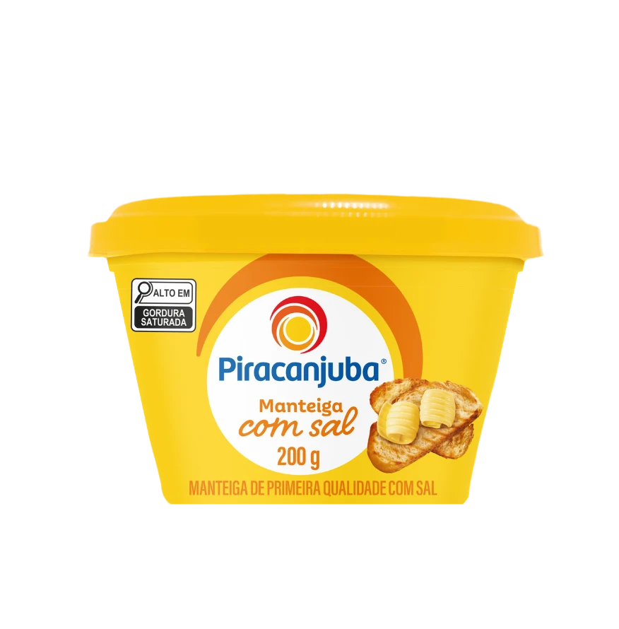 Manteiga com Sal Piracanjuba 200g