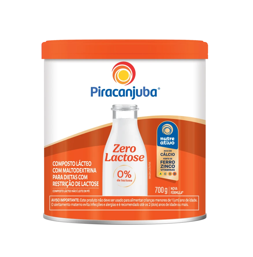 Produto Composto Lácteo Piracanjuba Zero Lactose 700g