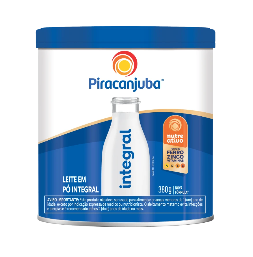 Produto Leite em Pó Integral Piracanjuba 380g