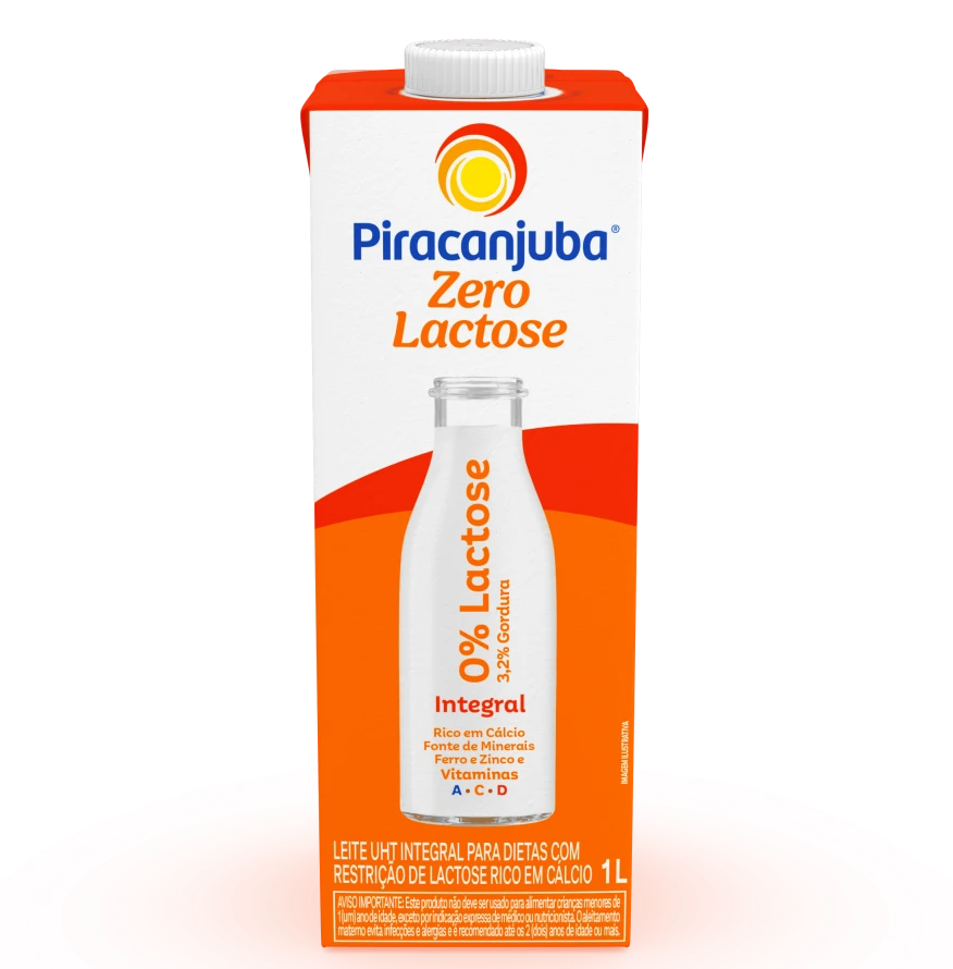 Leite Integral Piracanjuba Zero Lactose 1L