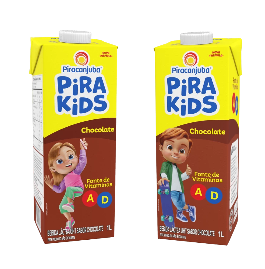 Produto Dairy Drink with Chocolate Flavor 200ml and 1L