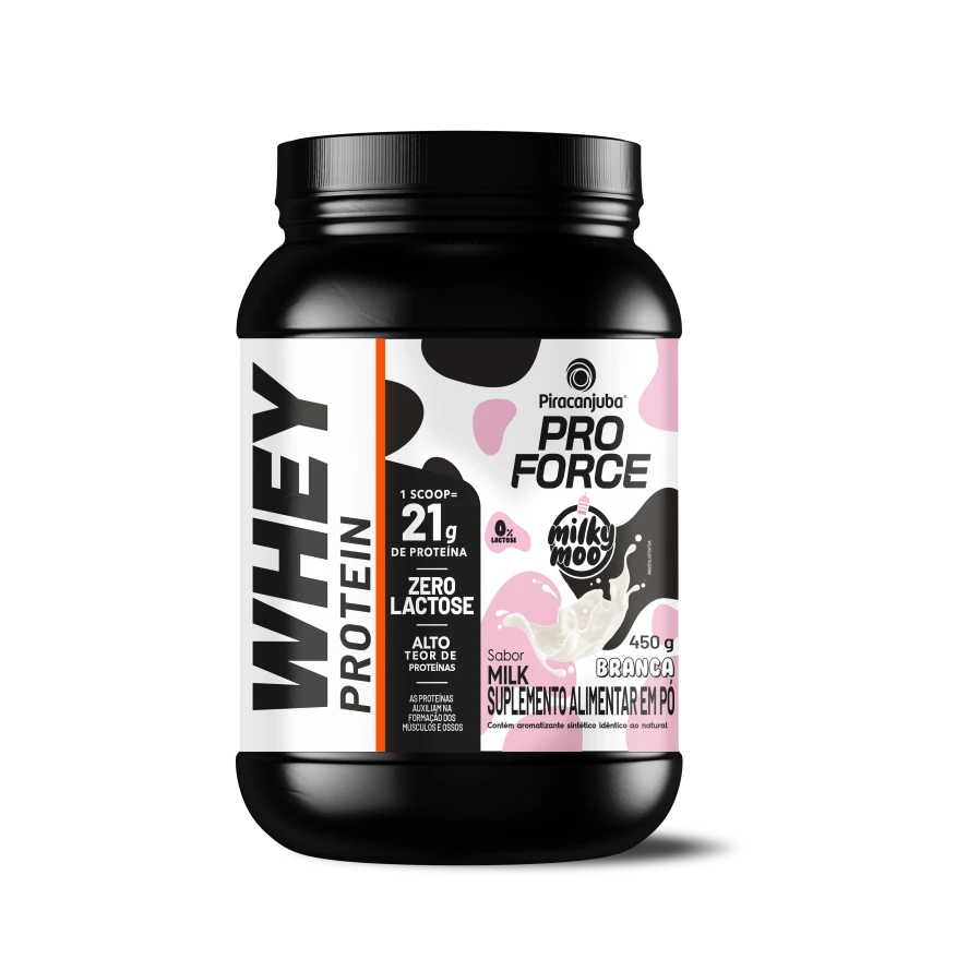 Produto Piracanjuba ProForce Pó + Milky Moo Milk Branca 450g