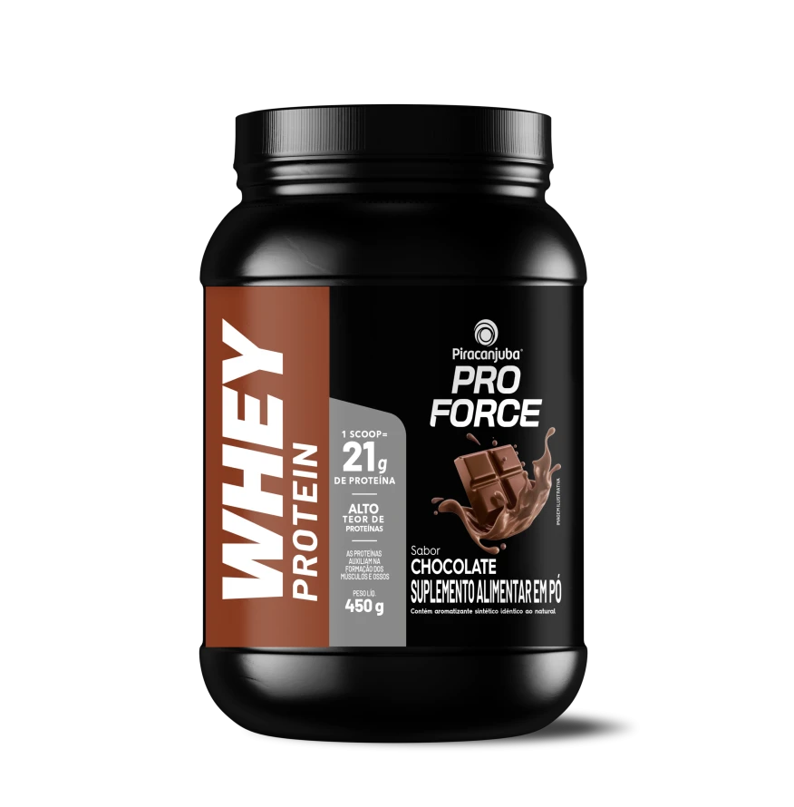Whey Protein Pó Chocolate Piracanjuba ProForce 450g