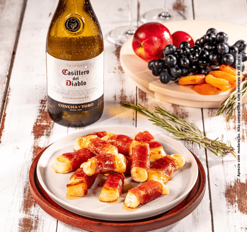 Petisco de queijo coalho