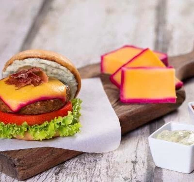 Hambúrguer caseiro com Queijo do Reino