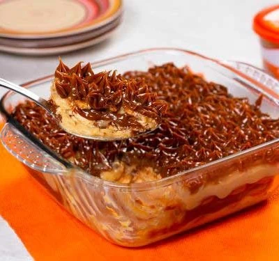 Pavê de doce de leite Zero Lactose