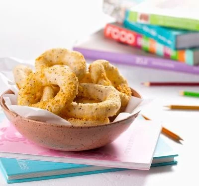 Biscoito de polvilho com chia