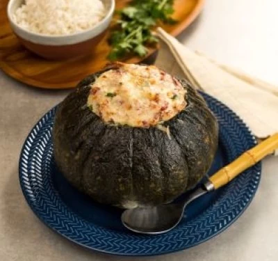 Abóbora com carne seca