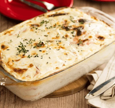 Arroz de forno cremoso