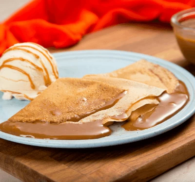 Crepe de doce de leite Zero Lactose