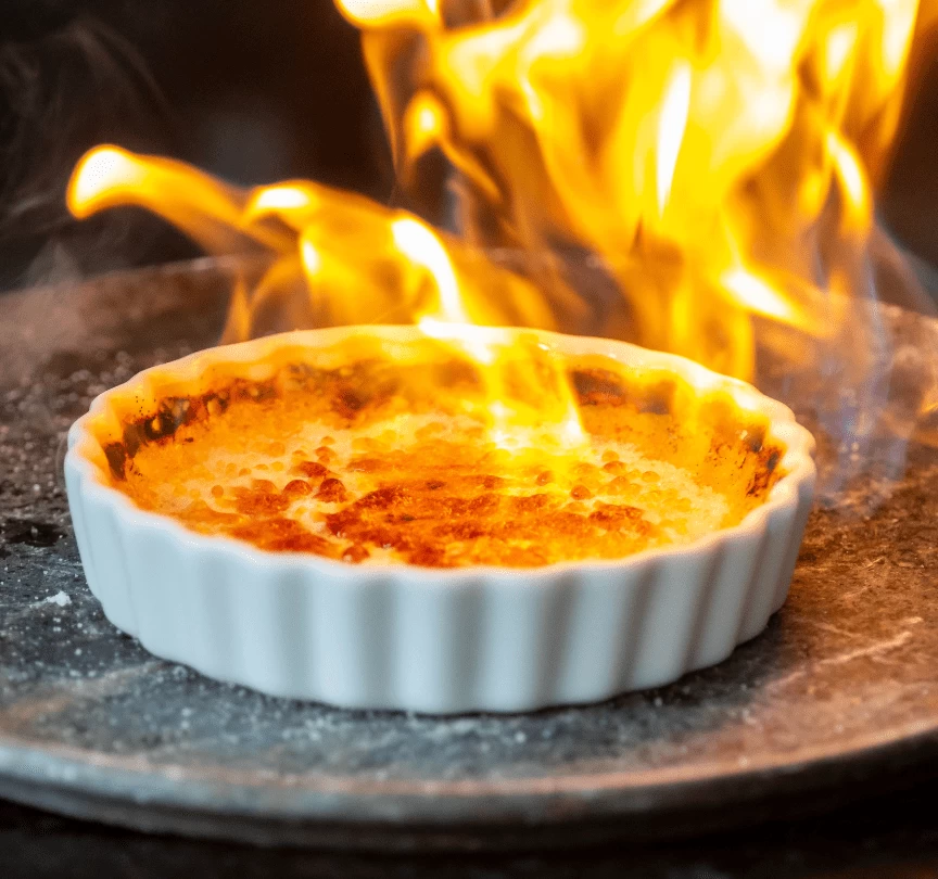 Crème Brûlée com Leite Condensado