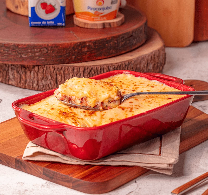 Escondidinho de carne seca