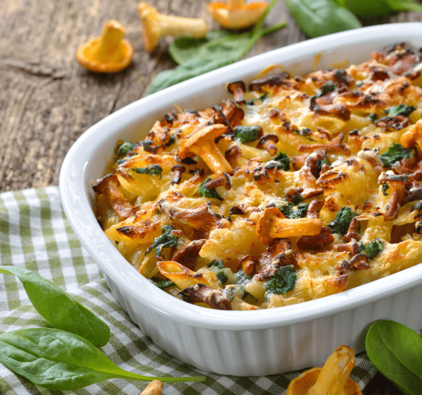 Gratinado de Cogumelos com Ervas Finas