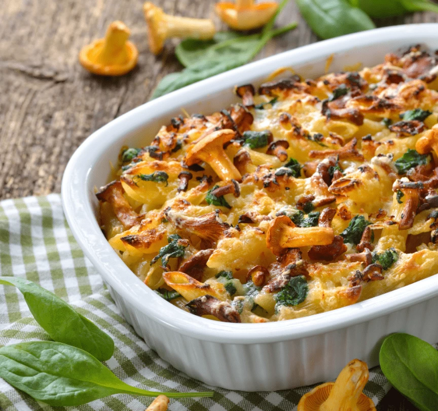 Gratinado de Cogumelos com Ervas Finas