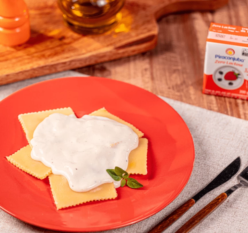 Ravioli de Abóbora Zero Lactose