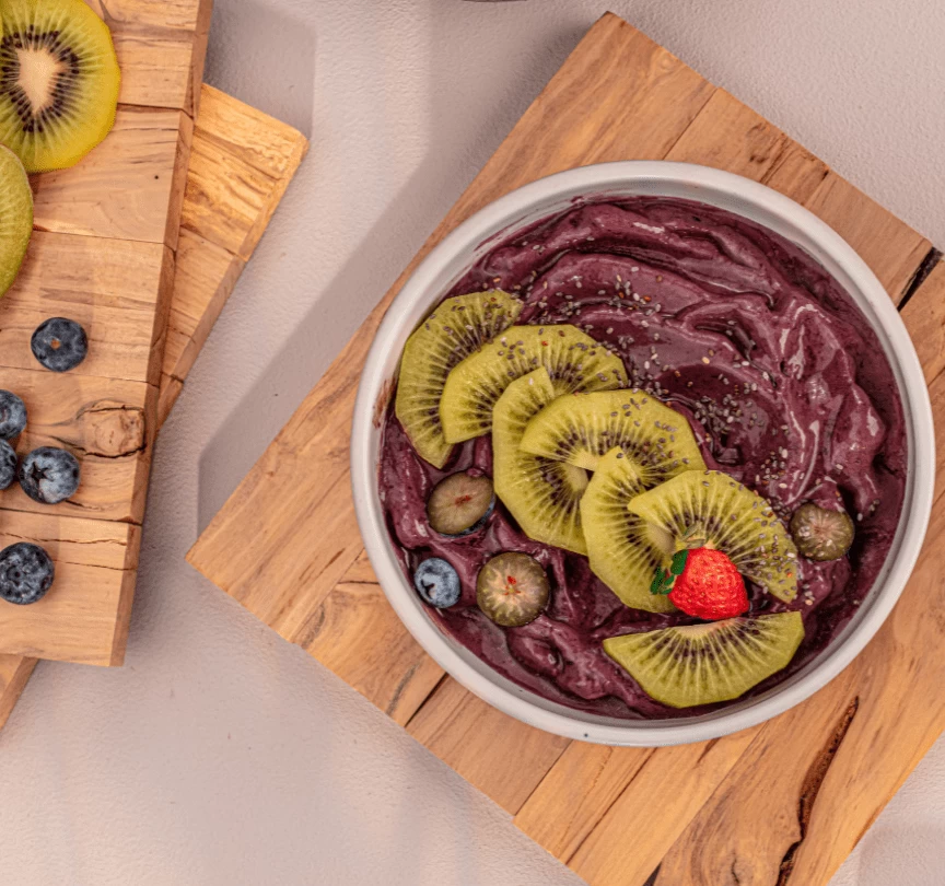 Smoothie de Leite A2 e açaí